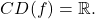\[CD(f)=\mathbb{R}.\]