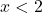 x<−2