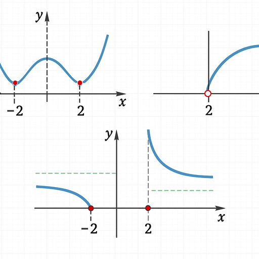 O que é Continuidade de Função? Exemplos com Raiz e Fração